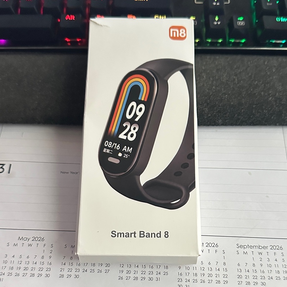 Black Fitness Tracker Wristband